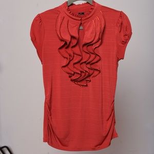 Women's Ruffle Shirt Size L